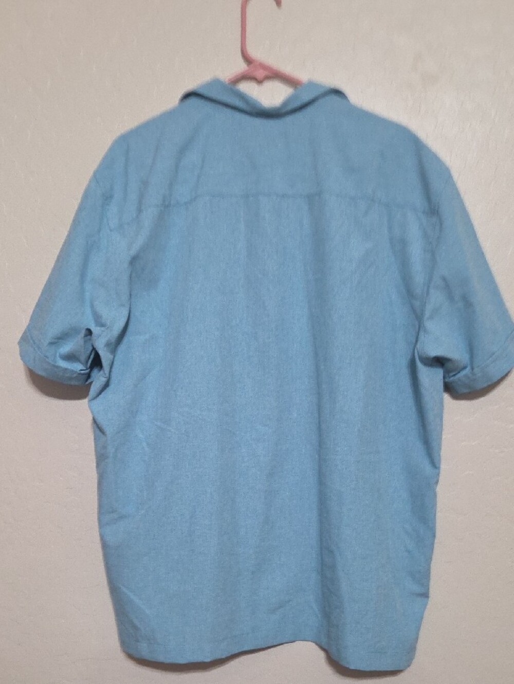 Cubavera Men’s XL Blue Guayabera Shirt Embroidered Short Sleeve Camp Cuban - Picture 7 of 7